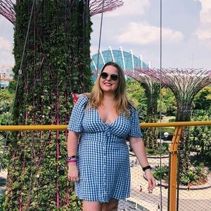 Blue Gingham Abercrombie Dress